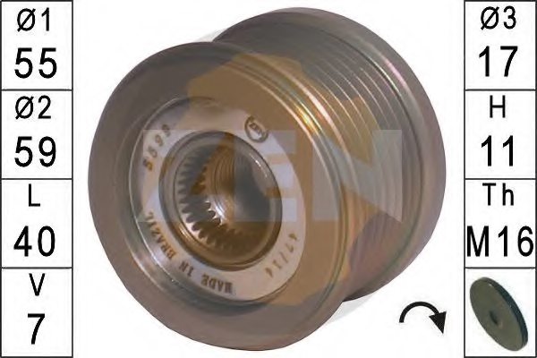 ERA 219143 Alternator Freewheel Clutch